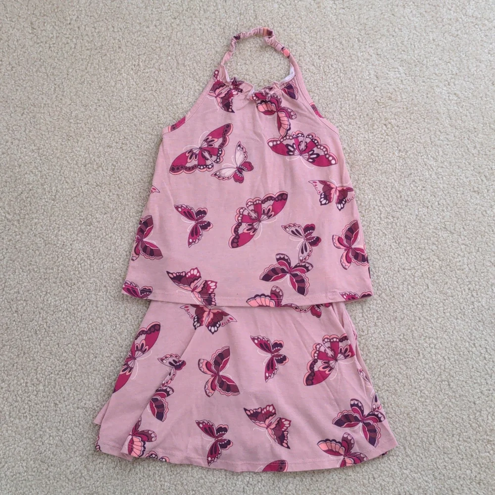 Toddler Halter Top and Skort - Butterfly